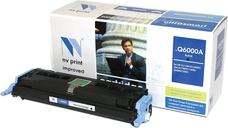 Картридж HP NV-Print (Q6000A Black) (2,5К) для LJ 1600/2600/2605/CM1015/1017 черный