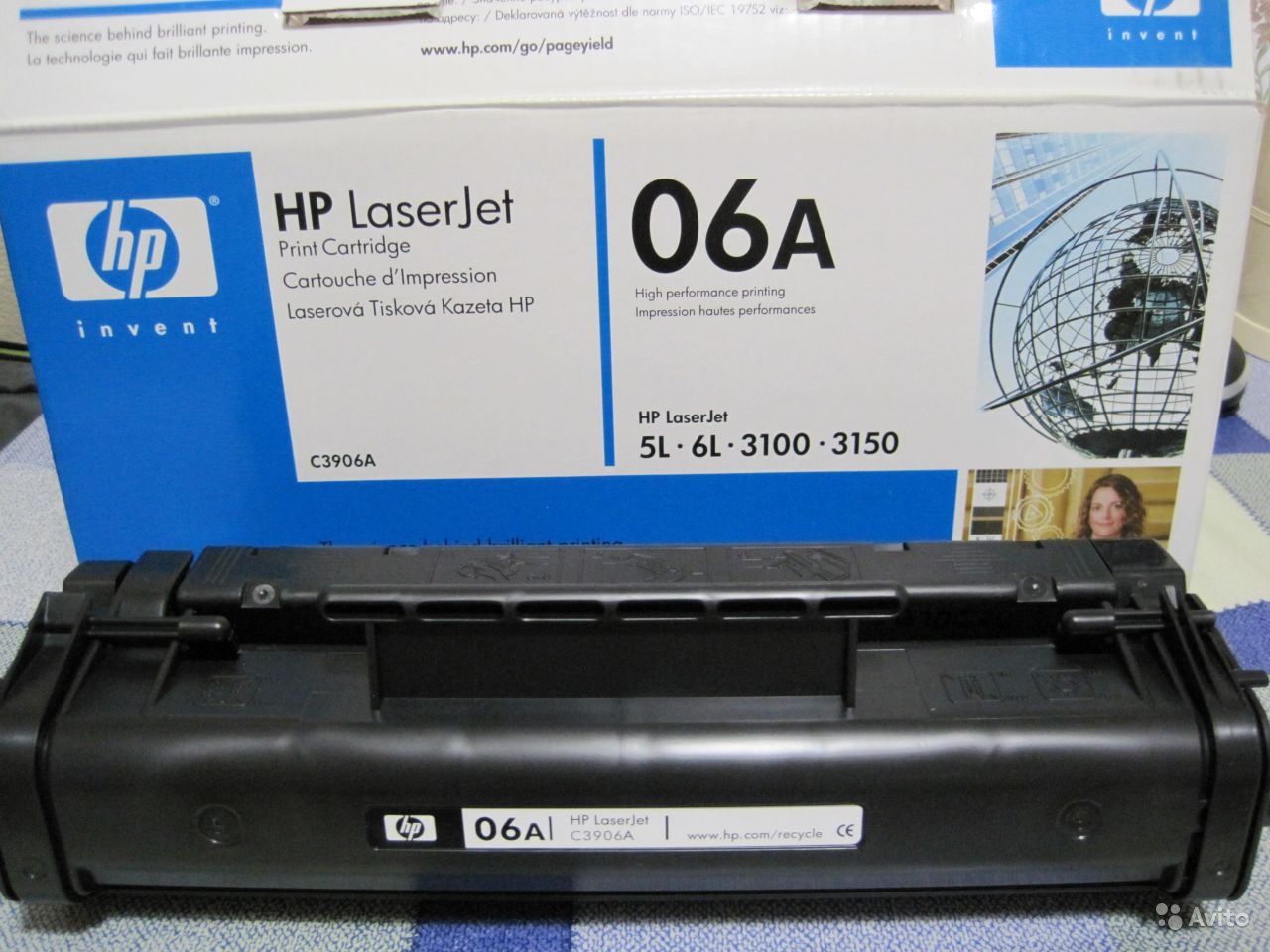 Картридж HP №06A (C3906A) (2,5К) для LJ 3100/3150/5L/6L