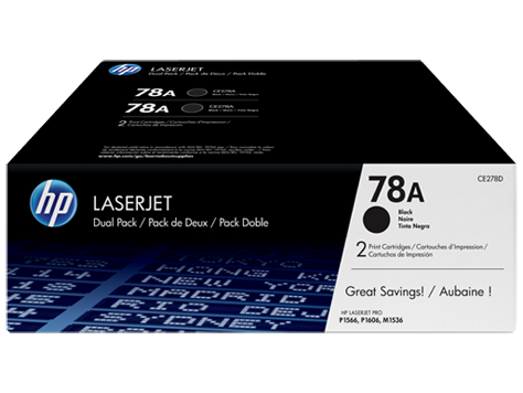 Картридж HP №78AF (CE278AF) (2,1К) для LJ Pro P1560/P1566/P1600/P1606/M1536 (1 уп./2 шт.)