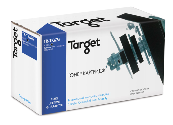 Картридж Kyocera Target (TK-675) (21,0К) для KM-2540/3040/2560/3060/TASKalfa 300i