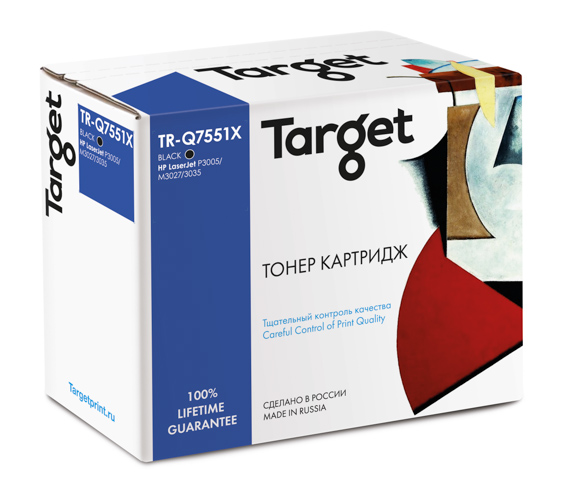Картридж HP Target №51X (Q7551X) (13,0К) для LJ P3005/M3035/M3027