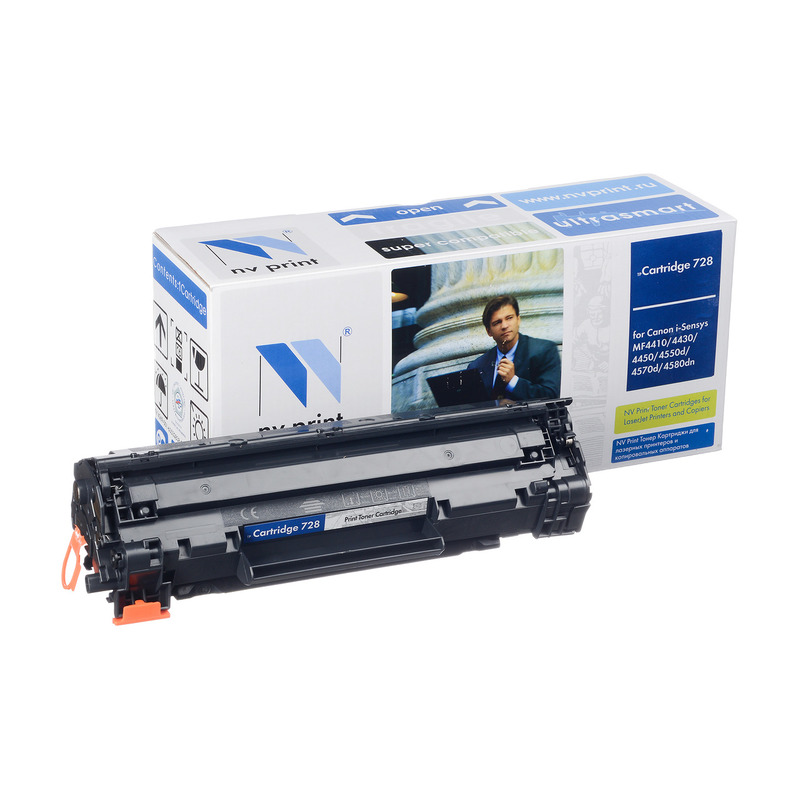 Картридж Canon NV-Print (Cartridge 728) (2,1К) для MF4410/4430/4450/4550/4570/4580/HP LJ Р1566/1606