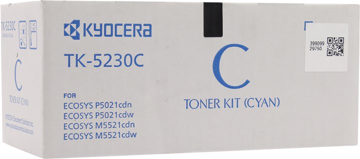 Картридж Kyocera TK-5230C (1T02R9CNL0) (2,2К) для ECOSYS P5021/M5521 голубой
