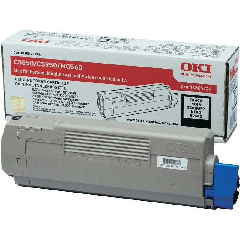 Картридж Oki (43865744/43865724) (8,0К) для C5850/5950/MC560 черный