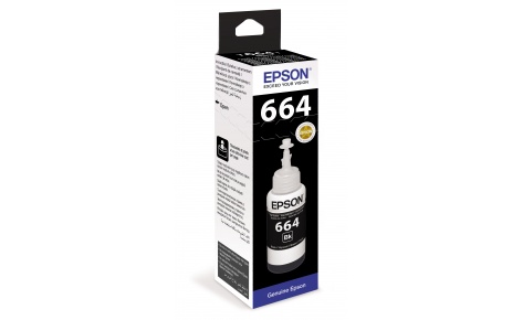 Картридж Epson №664 (C13T66414A) для L100/110/120/1300/132/200/210/222/300/312/350/355/362... черные