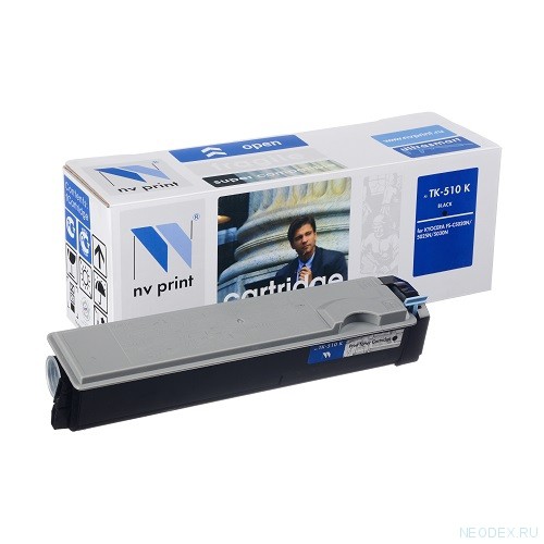 Картридж Kyocera NV-Print (TK-510K Black) (8,0К) для FS-C5020/5025/5030 черный