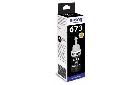 Картридж Epson 673 (C13T67314A) для L800/L805/L810/L850/L1800 черный