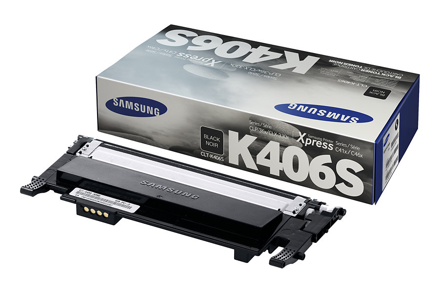 Картридж Samsung (CLT-K406S) (1,5К) для CLP-360/365/CLX-3300/3305/Xpress C410/C460 черный