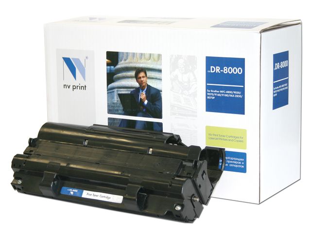 Картридж Brother NV-Print (DR-8000) для FAX8070P/2850, MFC4800/9030/9070/9160 (8 000стр.)