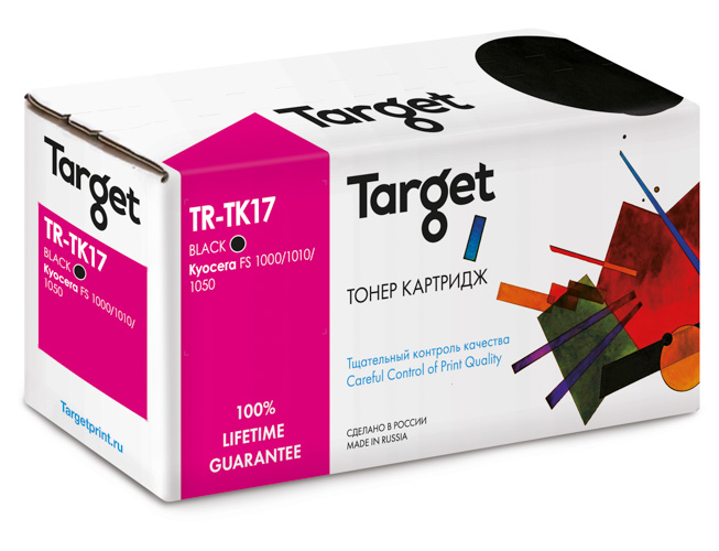 Картридж Kyocera Target (TK-17) (6,0К) для FS-1000+/1010/1050