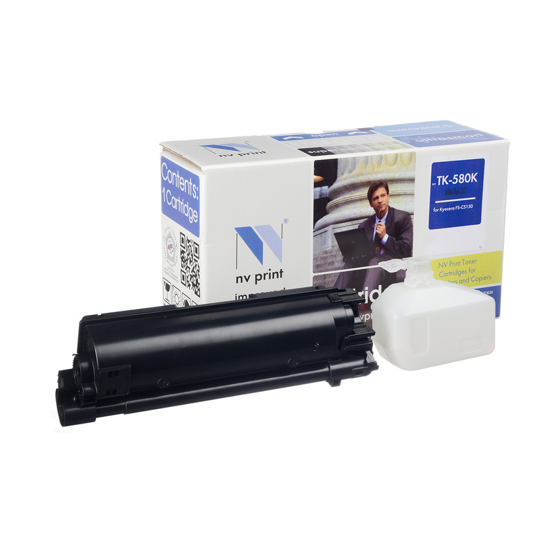 Картридж Kyocera NV-Print (TK-580K Black) (3,5К) для FS-C5150/ECOSYS P6021 черный