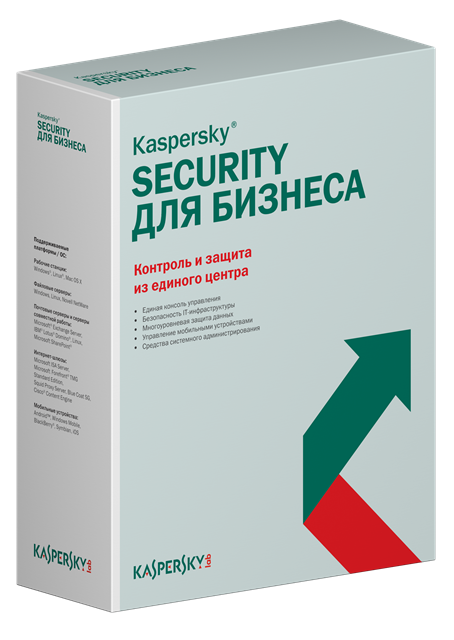 Kaspersky Endpoint Security для бизнеса – Стандартный Russian Edition. 10-14 Node 1 year Base Licens