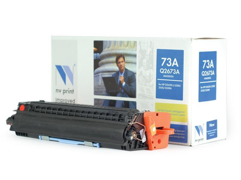 Картридж HP NV-Print (Q2673A Magenta) (4,0К) для CLJ 3500/3550 пурпурный