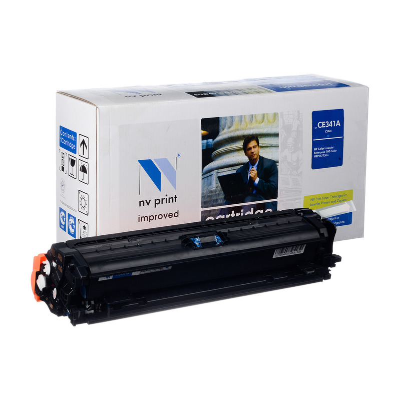 Картридж HP NV-Print (CE341A Cyan) (16,0К) для CLJ Color MFP M775 голубой