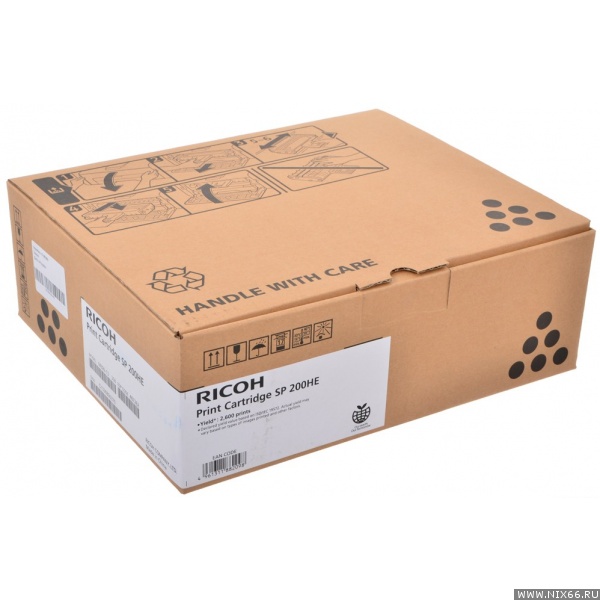 Картридж RICOH SP200HE/SP200HS (407262) 2,6К для Aficio SP 200N/SP 202SN/SP 203SFN серии