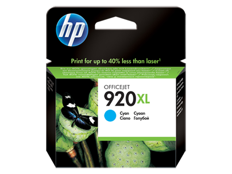 Картридж HP №920XL (CD972AE) (0,7К) для Officejet 6000/6500/7000/7500 голубой