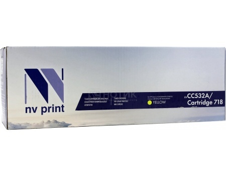 Картридж HP NV-Print (CC532A/Canon 718 Yellow) (2,8К) для CM2320/CP2025/Canon LBP7200/7680/MF8330 же