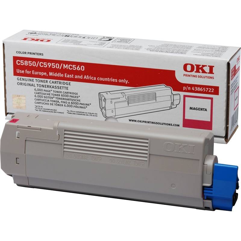 Картридж Oki (43865742/43865722) (6,0К) для C5850/5950/MC560 пурпурный