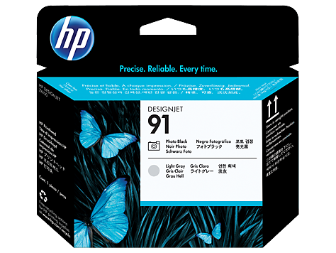 Печатающая головка HP №91 (C9463A) для Designjet Z6100 черная фото и светло-серая