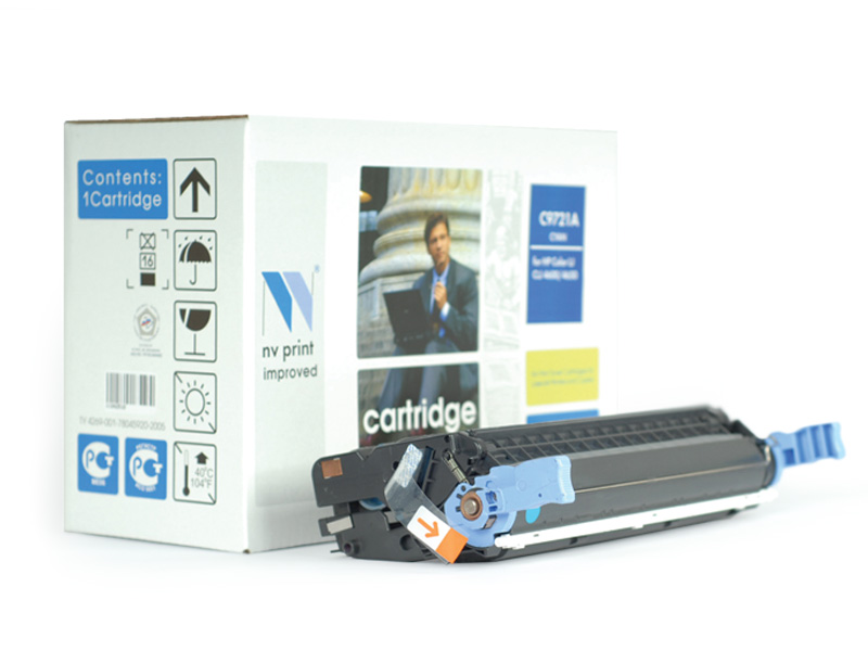 Картридж HP NV-Print (C9721A Cyan) (8,0К) для CLJ 4600/4650 голубой